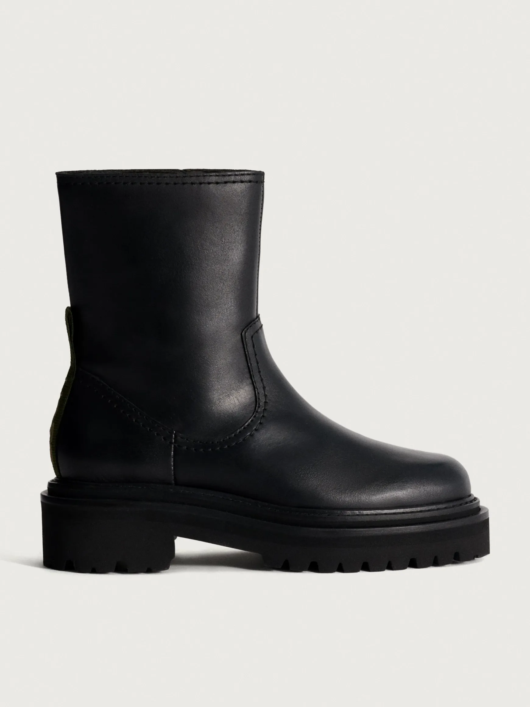 BOTTE EN CUIR OFFICE NOIR