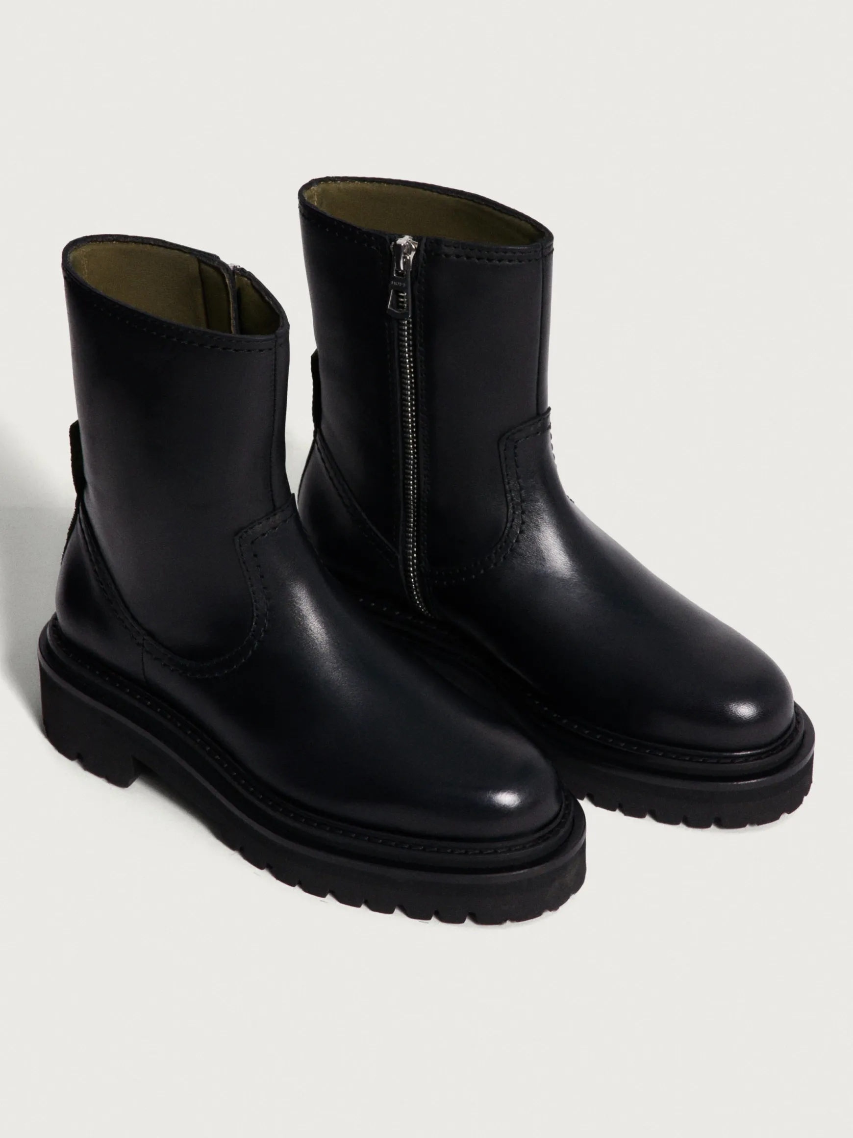 BOTTE EN CUIR OFFICE NOIR