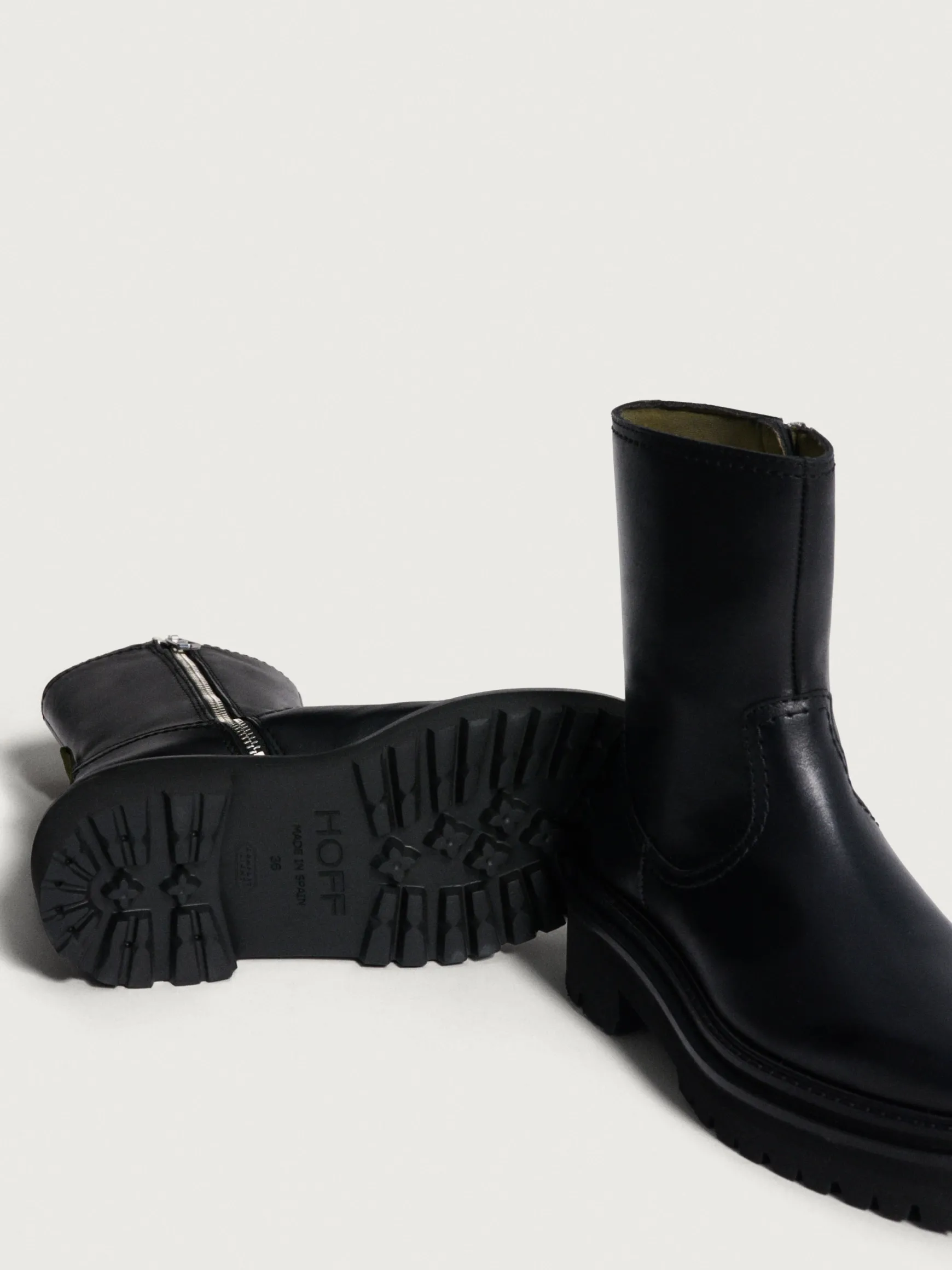 BOTTE EN CUIR OFFICE NOIR