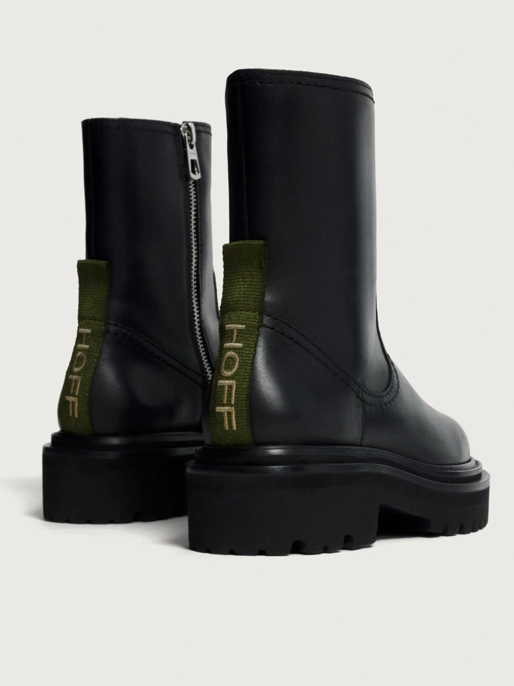 BOTTE EN CUIR OFFICE NOIR