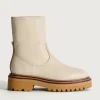 BOTTE EN CUIR OFFICE OFF WHITE