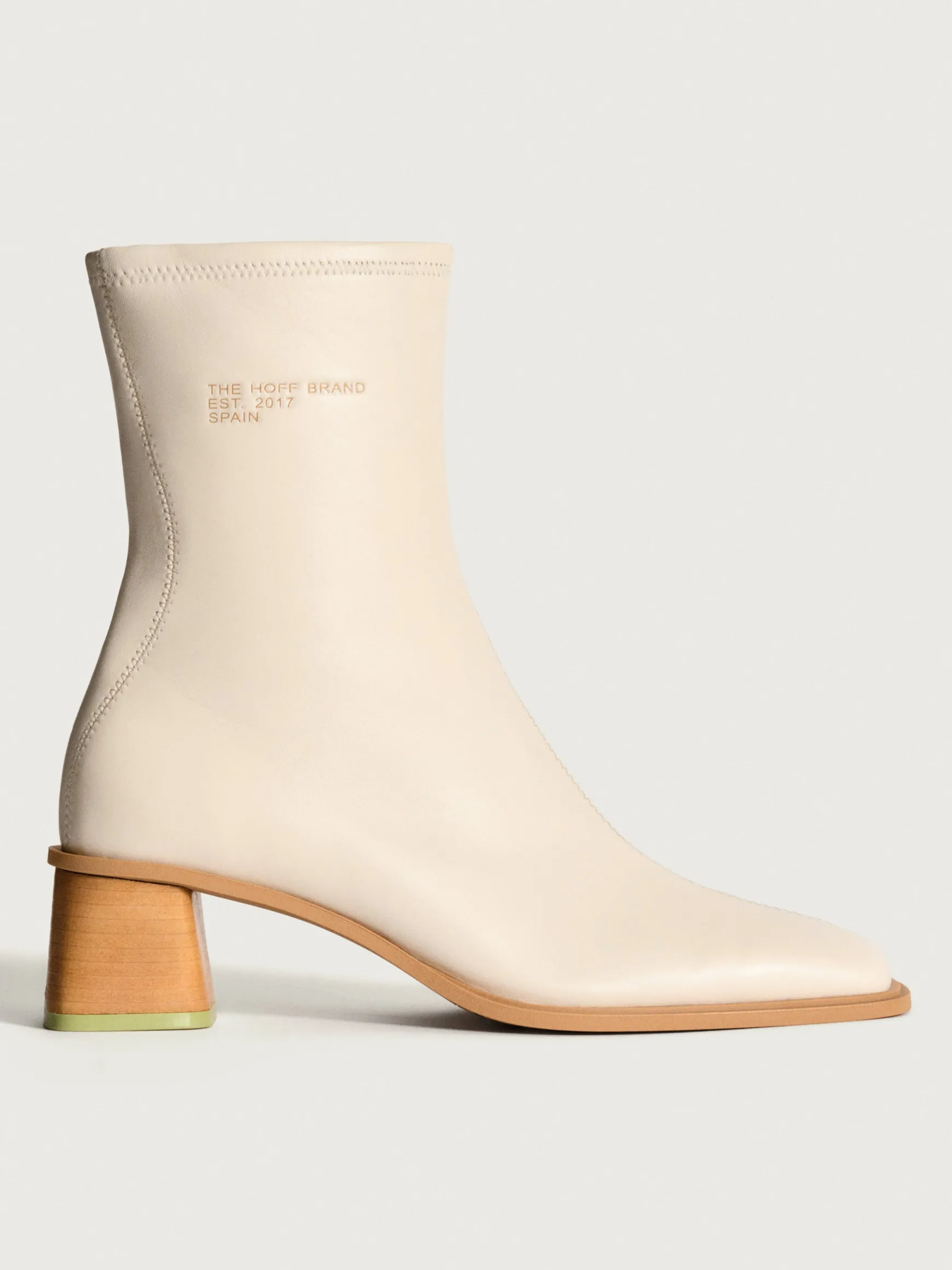 BOTTINE À TALON DATE OFF WHITE